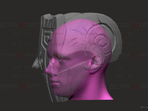 Topeng Juggernaut Dota - Cosplay Halloween Model Cetak 3D