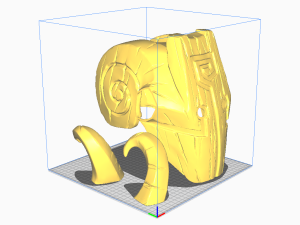 Topeng Juggernaut Dota - Cosplay Halloween Model Cetak 3D