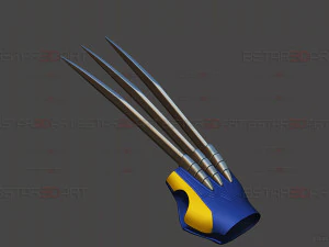Wolverine Gloves Claw Weapon - Marvel Cosplay 3D Print Model