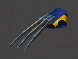 Wolverine Gloves Claw Weapon - Marvel Cosplay 3D Print Model