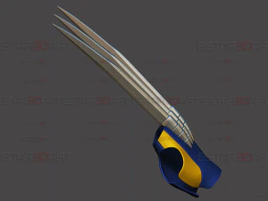 Wolverine Gloves Claw Weapon - Marvel Cosplay 3D Print Model