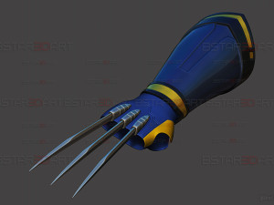 Wolverine Gloves Claw And Arm Armor - Marvel Cosplay Modèles 3D en vedette