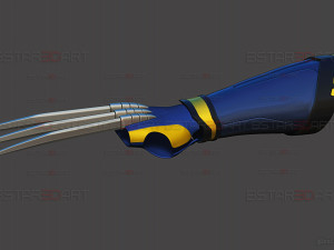Wolverine Gloves Claw And Arm Armor - Marvel Cosplay Modèles 3D en vedette