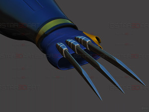 Wolverine Gloves Claw And Arm Armor - Marvel Cosplay Modèles 3D en vedette