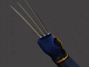 Wolverine Gloves Claw And Arm Armor - Marvel Cosplay Modèles 3D en vedette