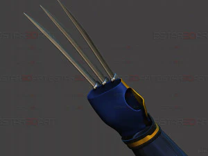 Wolverine Gloves Claw And Arm Armor - Marvel Cosplay 3D Print Model
