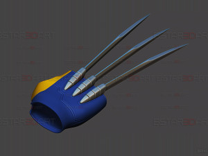Wolverine Gloves Claw And Arm Armor - Marvel Cosplay Modèles 3D en vedette