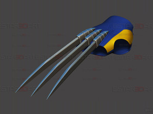 Wolverine Gloves Claw And Arm Armor - Marvel Cosplay Modèles 3D en vedette