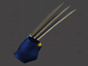 Wolverine Gloves Claw And Arm Armor - Marvel Cosplay Modèles 3D en vedette