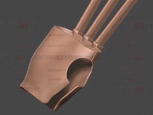 Wolverine Gloves Claw And Arm Armor - Marvel Cosplay Modèles 3D en vedette