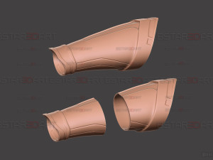 Wolverine Gloves Claw And Arm Armor - Marvel Cosplay Modèles 3D en vedette