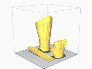 Wolverine Gloves Claw And Arm Armor - Marvel Cosplay 3D Print Model