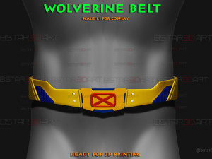 Wolverine Belt Armor - Marvel Cosplay 3D-printmodel