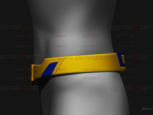 Wolverine Belt Armor - Marvel Cosplay Modèles 3D en vedette