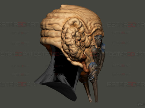 Plo Koon Jedi High Quality Mask - Star Wars Cosplay Modello di stampa 3D