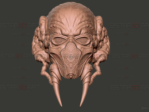 Plo Koon Jedi High Quality Mask - Star Wars Cosplay Modello di stampa 3D