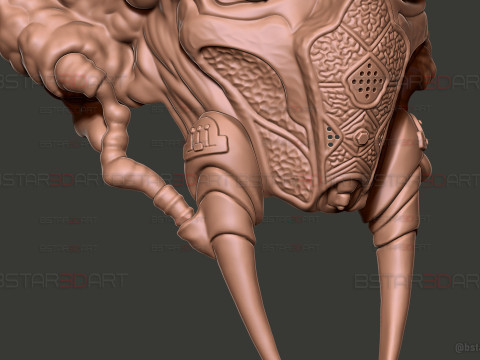 Plo Koon Jedi High Quality Mask - Star Wars Cosplay Modello di stampa 3D