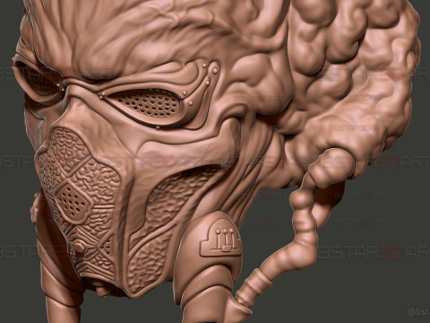Plo Koon Jedi High Quality Mask - Star Wars Cosplay Modello di stampa 3D