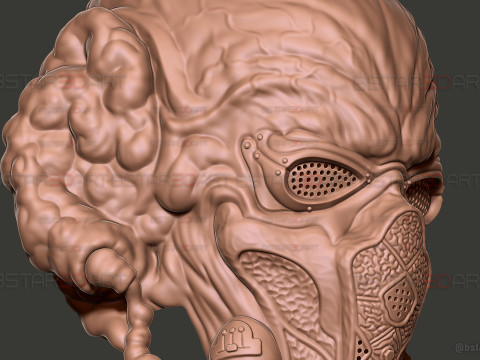 Plo Koon Jedi High Quality Mask - Star Wars Cosplay Modello di stampa 3D
