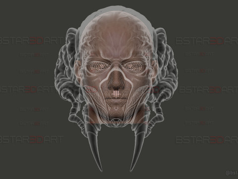 Plo Koon Jedi High Quality Mask - Star Wars Cosplay Modello di stampa 3D