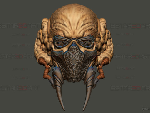Plo Koon Jedi High Quality Mask - Star Wars Cosplay Modello di stampa 3D