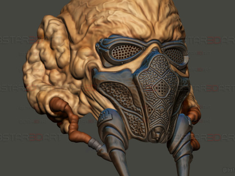Plo Koon Jedi High Quality Mask - Star Wars Cosplay Modello di stampa 3D