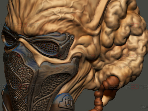Plo Koon Jedi High Quality Mask - Star Wars Cosplay Modello di stampa 3D