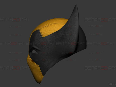 Deadpool X Wolverine Mask - Marvel Comic Cosplay 3D Print Model