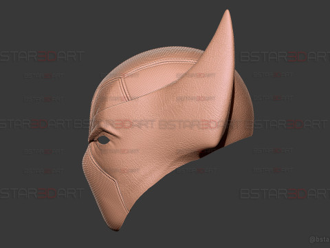 Deadpool X Wolverine Mask - Marvel Comic Cosplay 3D Print Model