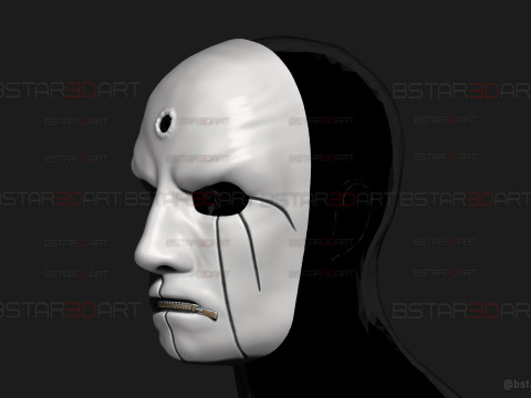 Slipknot Drummer Eloy Mask 3D-Druckmodell