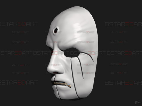 Slipknot Drummer Eloy Mask 3D-Druckmodell