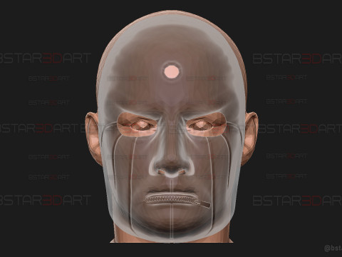 Slipknot Drummer Eloy Mask 3D-Druckmodell
