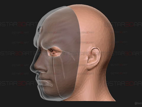 Slipknot Drummer Eloy Mask 3D-Druckmodell