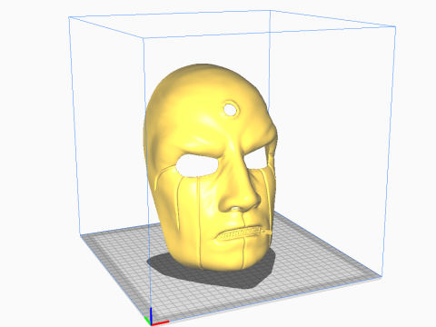 Slipknot Drummer Eloy Mask 3D-Druckmodell