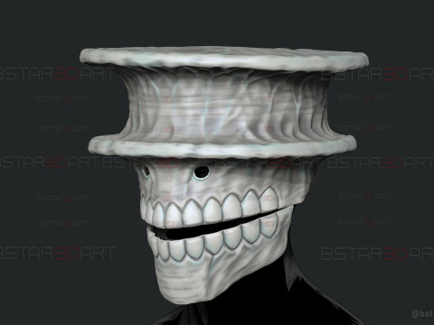 Kaiju No 9 Mask - Kaiju No 8 Anime Cosplay Model Cetak 3D
