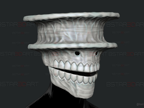 Kaiju No 9 Mask - Kaiju No 8 Anime Cosplay Model Cetak 3D