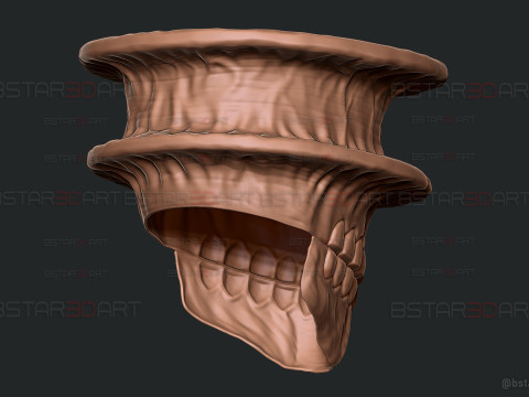 Kaiju No 9 Mask - Kaiju No 8 Anime Cosplay Model Cetak 3D