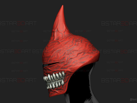 Kaiju No 10 Mask - Kaiju No 8 Anime Cosplay 3D Принт Модель