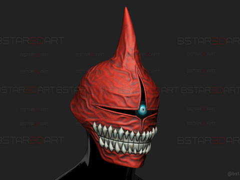 Kaiju No 10 Mask - Kaiju No 8 Anime Cosplay 3D Принт Модель
