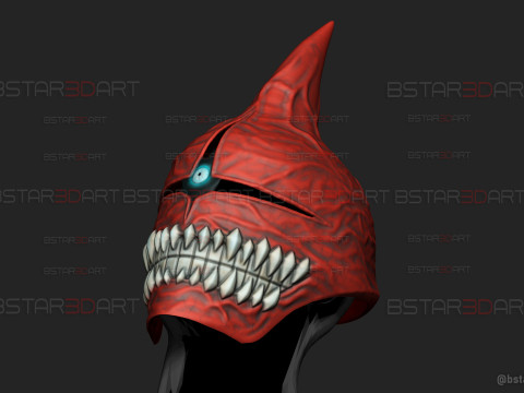 Kaiju No 10 Mask - Kaiju No 8 Anime Cosplay 3D Принт Модель