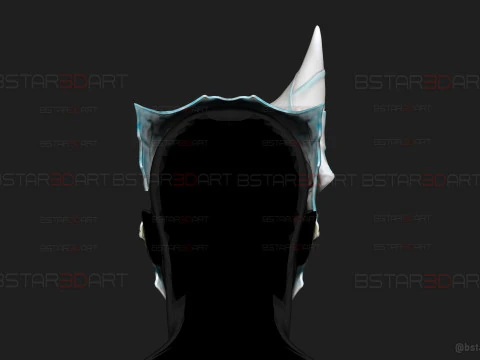 Maschera danneggiata di Kaiju n. 8 - Cosplay anime di Kaiju n. 8 Modello di stampa 3D