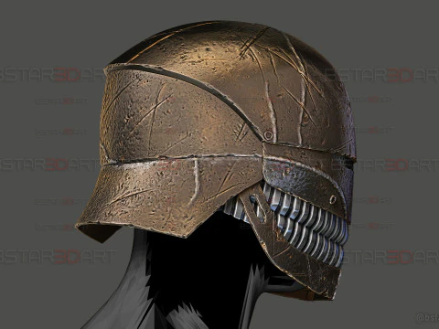 The Stranger Sith Lord High Quality Helmet - The Acolyte Helmet - Star wars black series cosplay 3D Print Model