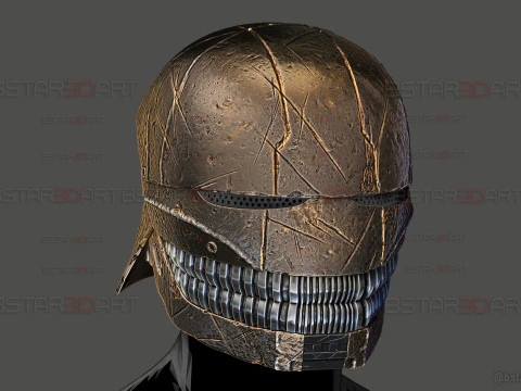 The Stranger Sith Lord High Quality Helmet - The Acolyte Helmet - Star wars black series cosplay 3D Print Model