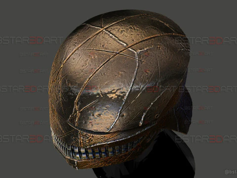 The Stranger Sith Lord High Quality Helmet - The Acolyte Helmet - Star wars black series cosplay 3D Print Model