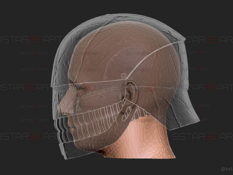The Stranger Sith Lord High Quality Helmet - The Acolyte Helmet - Star wars black series cosplay Model do druku 3D