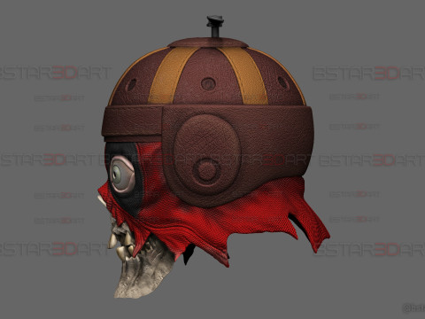 Headpool Mask - Deadpool and Wolverine movie - Marvel comic 3D 프린트 모델