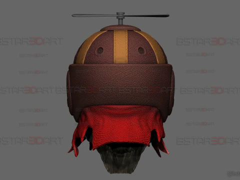 Headpool Mask - Deadpool and Wolverine movie - Marvel comic 3D Print Model