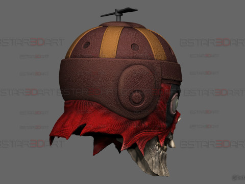 Headpool Mask - Deadpool and Wolverine movie - Marvel comic 3D 프린트 모델