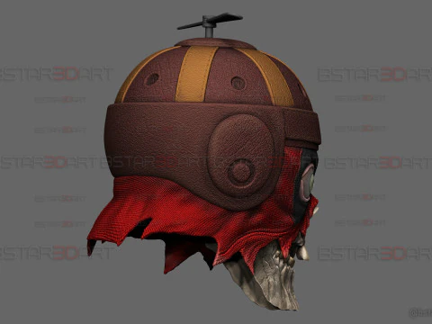 Headpool Mask - Deadpool and Wolverine movie - Marvel comic 3D Print Model