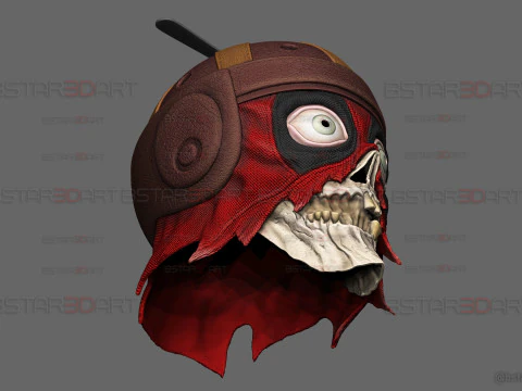 Headpool Mask - Deadpool and Wolverine movie - Marvel comic 3D Print Model
